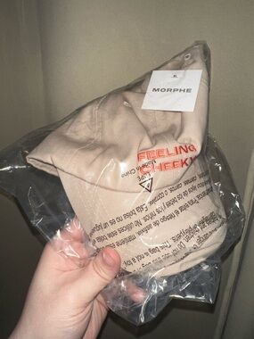 Morphe 'Feeling Cheeky' Beige Dad Hat NWT